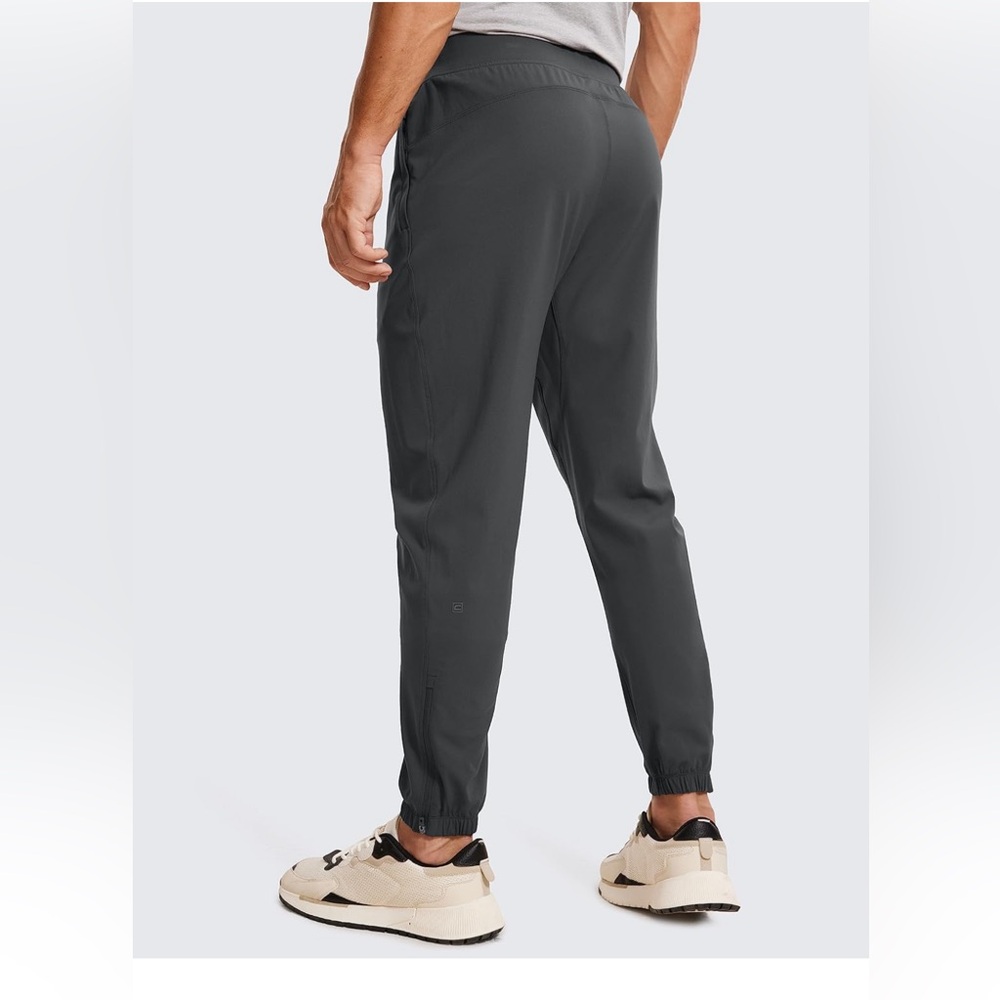 Men’s golf/track pants dark gray size small tall